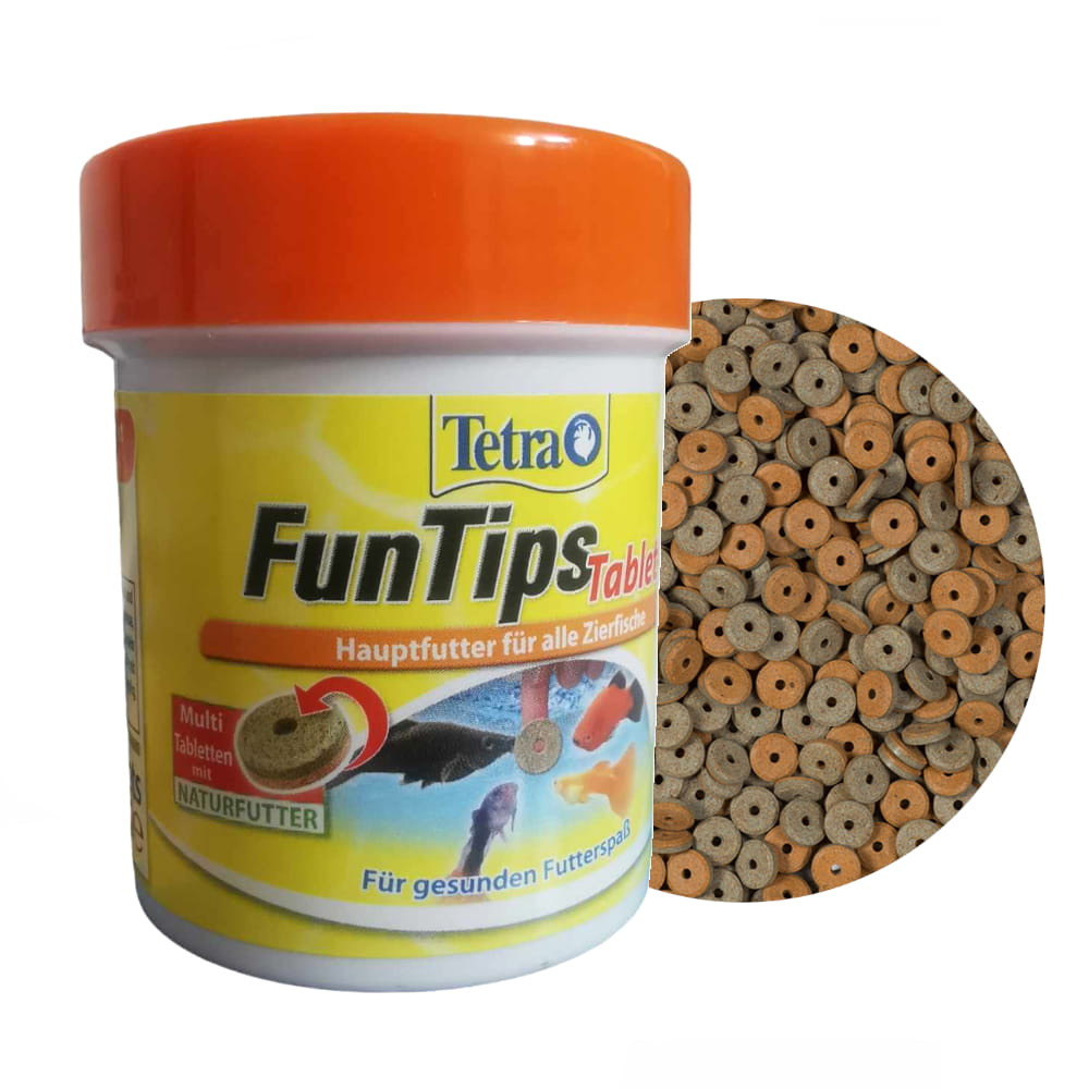 Tetra FunTips 165 tabletek przyklejany pokarm dla ryb.jpg